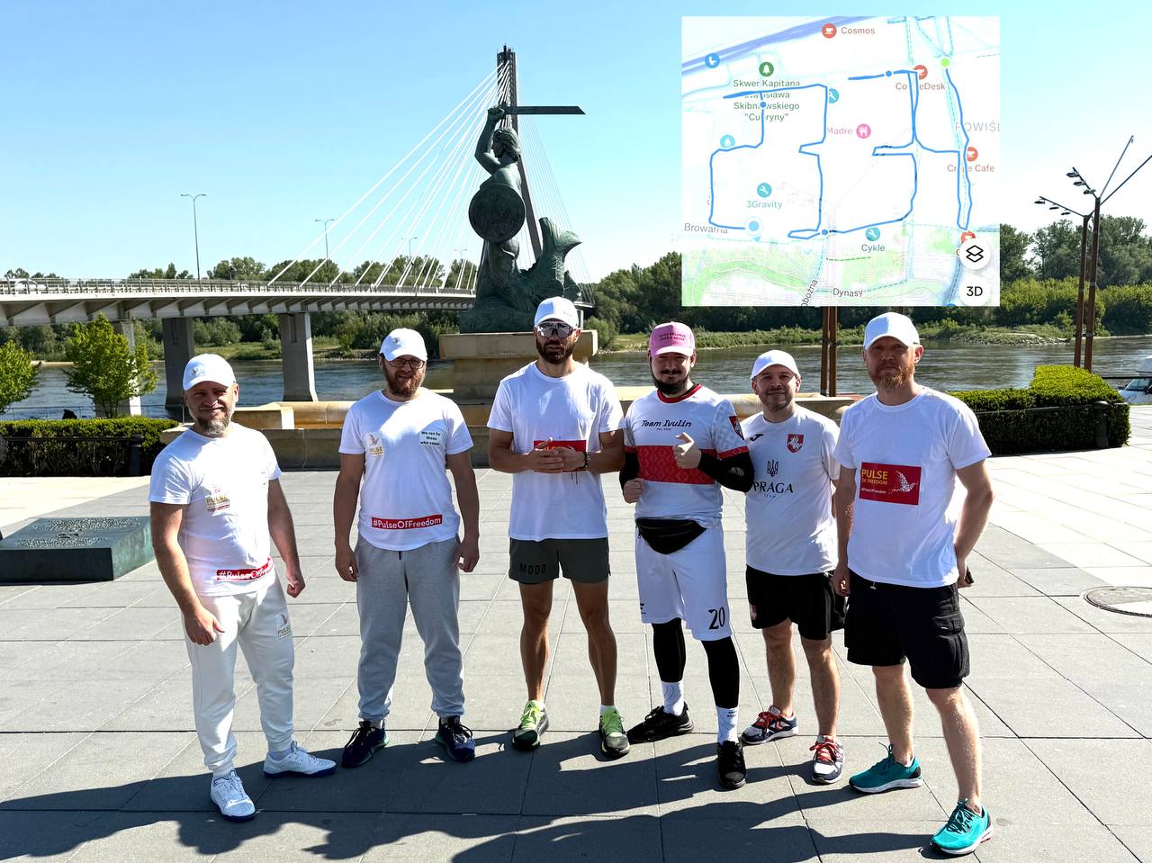„Przekazać emocjonalny sygnał”. Białorusini w Warszawie przebiegli symboliczne 23.34 w geście solidarności z więźniami politycznymi