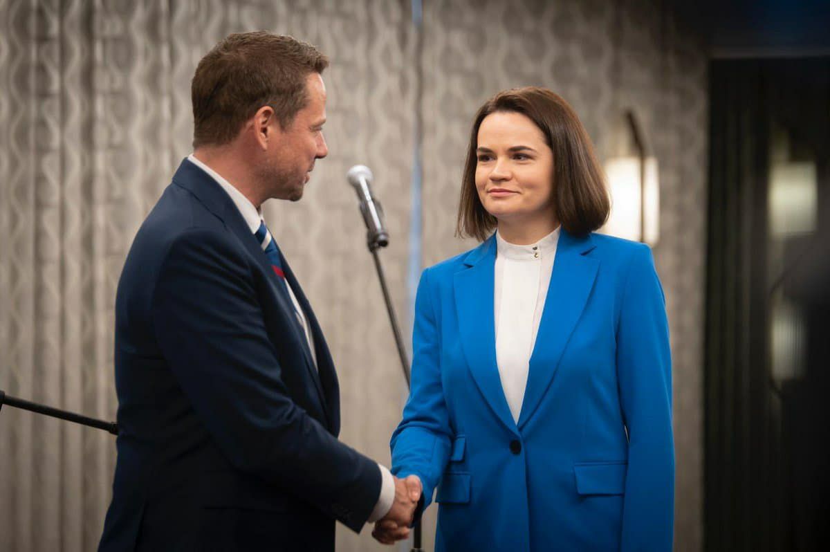 „Nie robimy takich rzeczy”. W sieci krąży fałszywe nagranie, w którym rzekomo Cichanouska popiera Trzaskowskiego