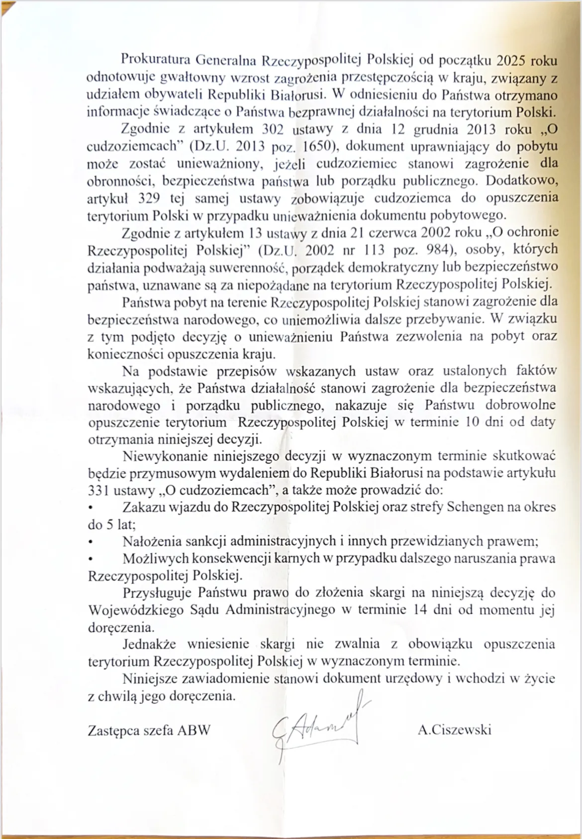 list